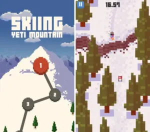 skiing yeti mountain