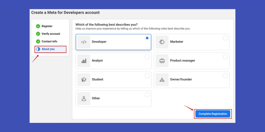 Describe the roles of the account