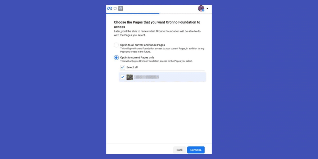 Choose the page you want to access.