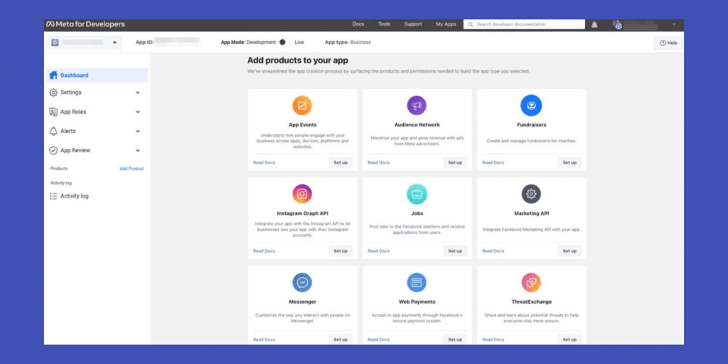 Add products to your app.