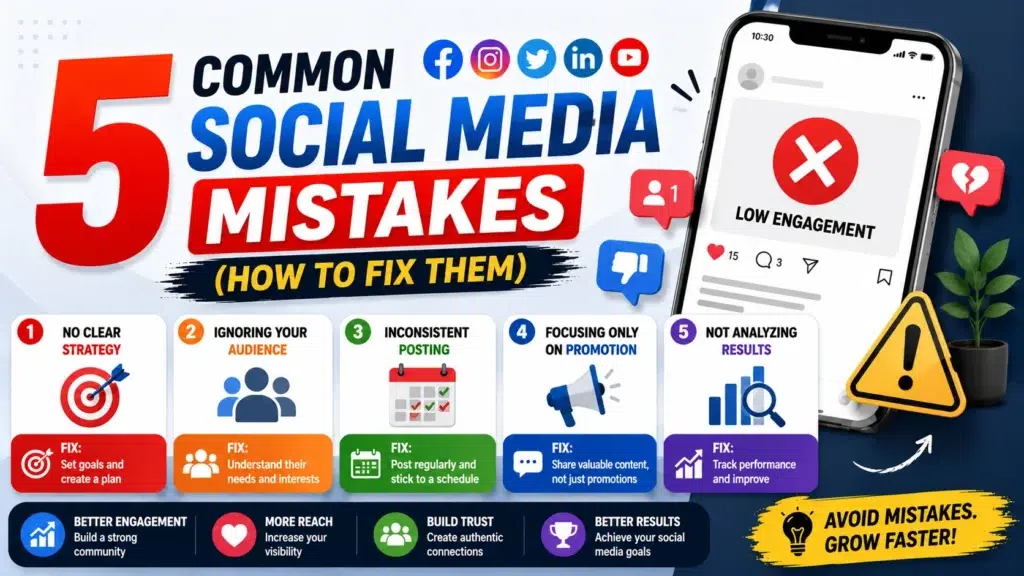 5 Common Social Media Mistakes