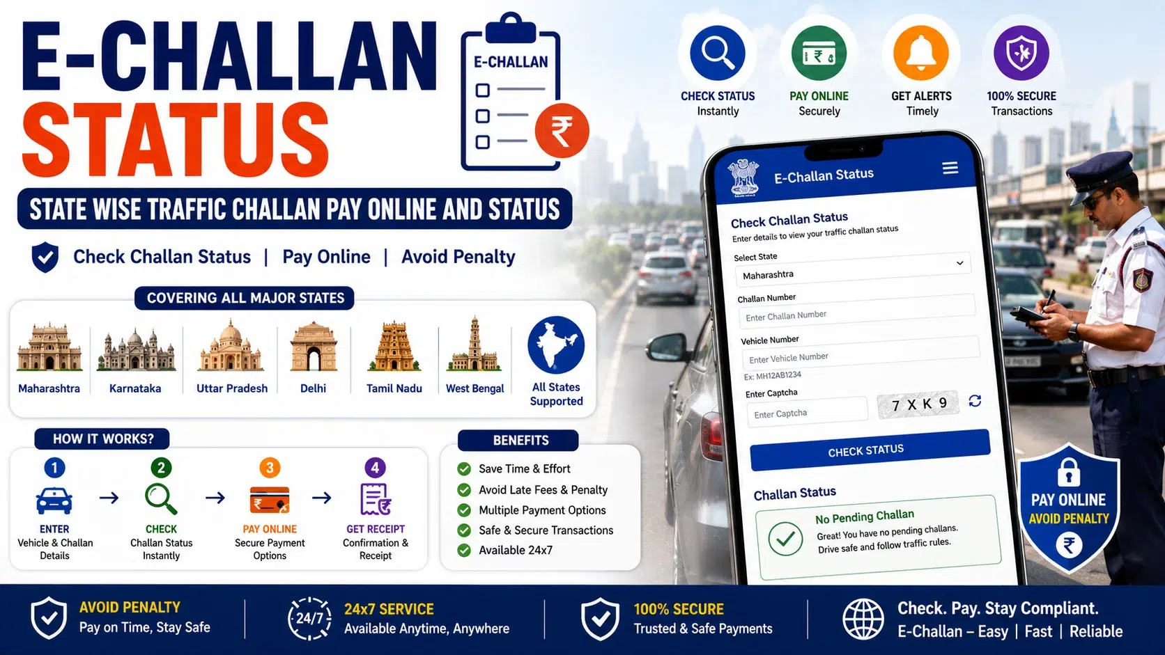 E Challan Status