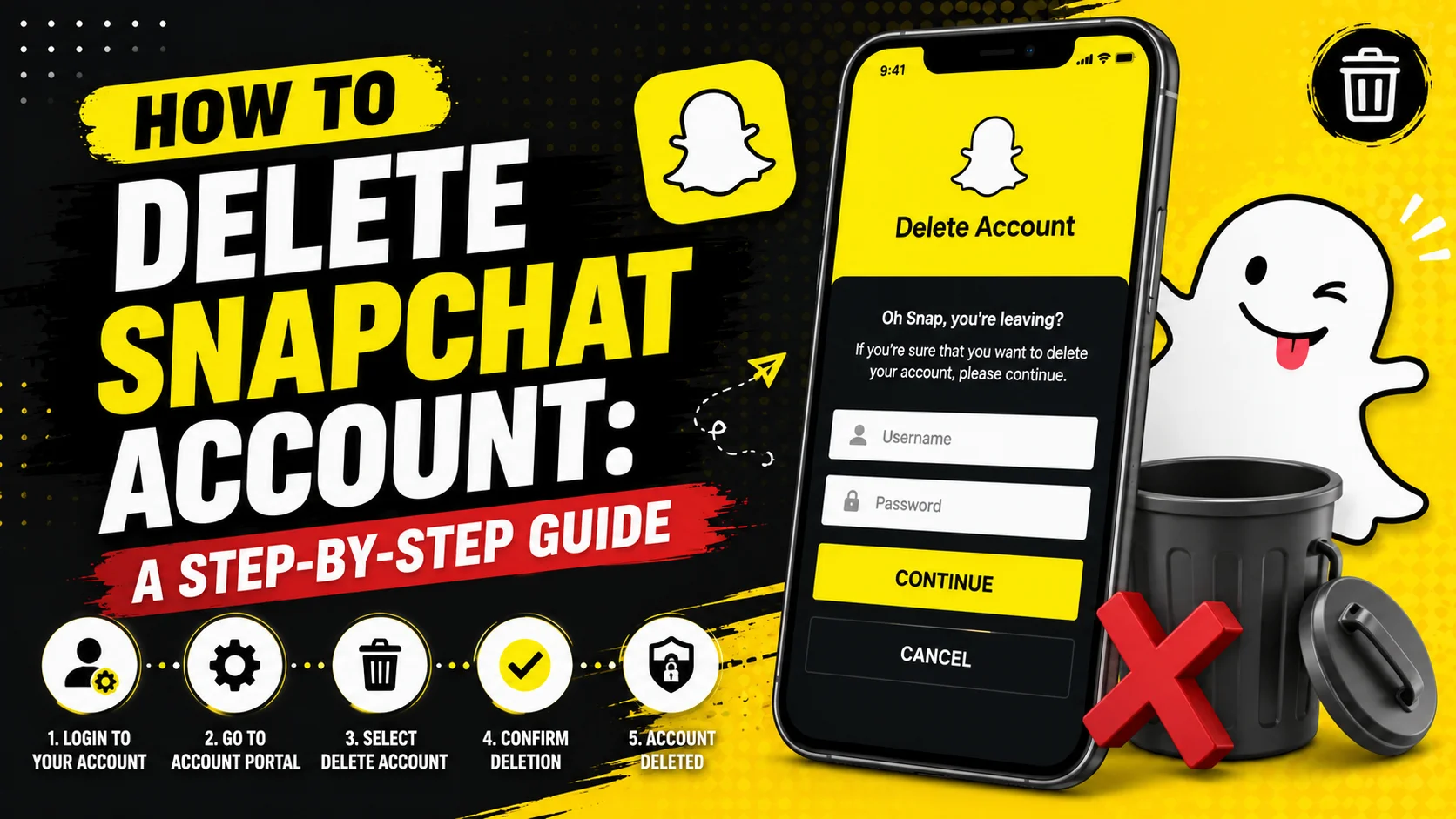 How To Delete Snapchat Account