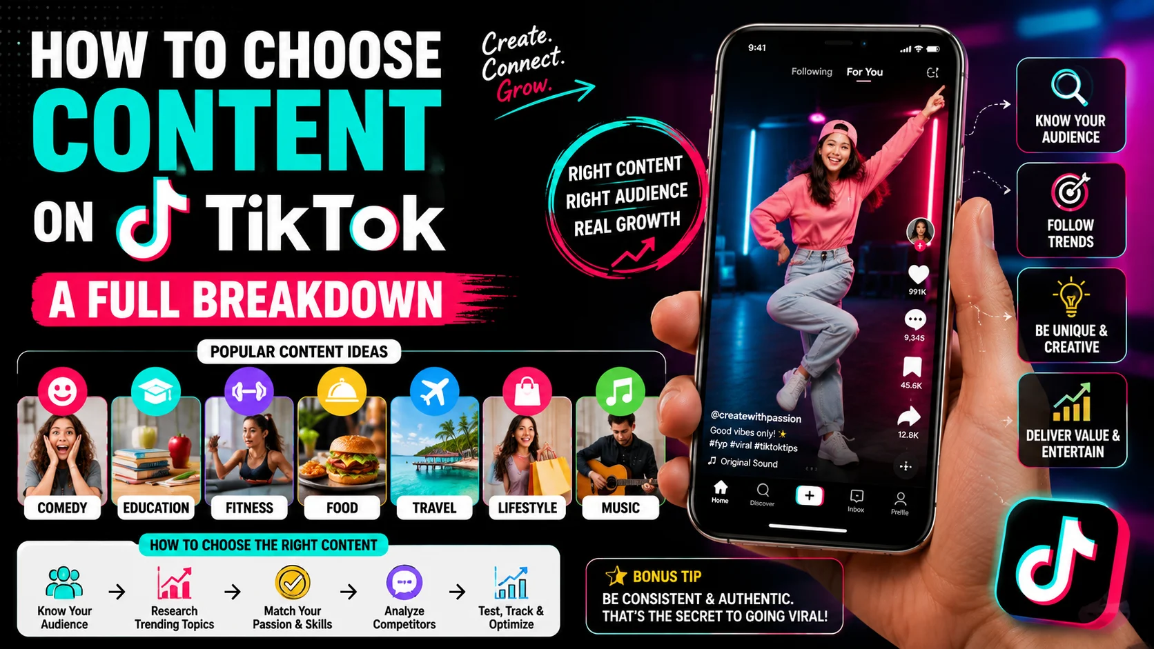 how to choose content on TikTok