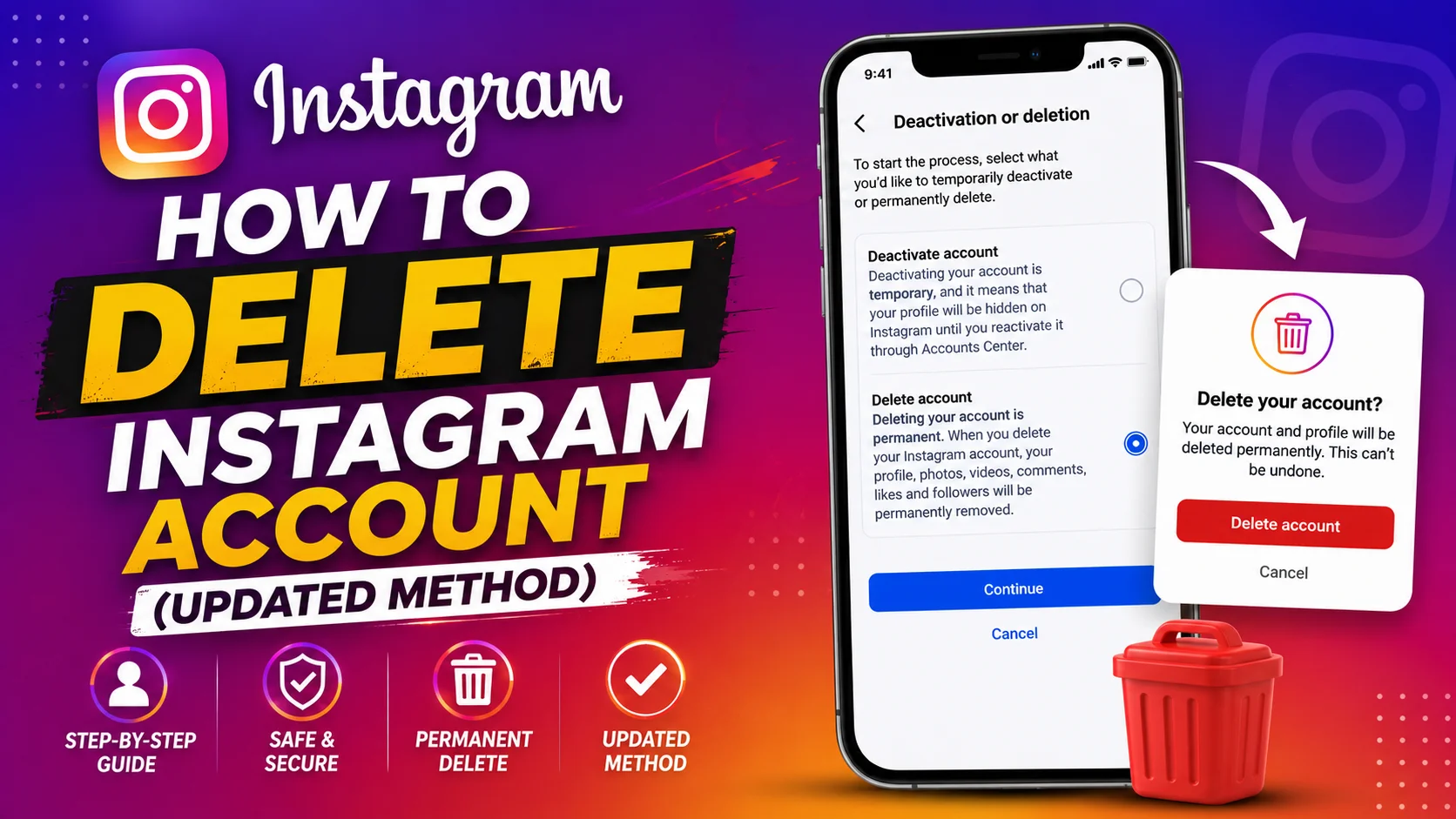 How To Delete Your Instagram Account