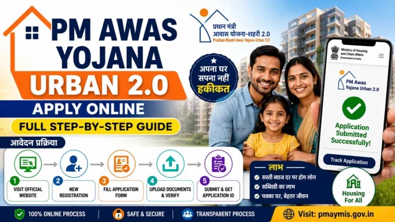 PM Awas Yojana Urban 2.0 Apply Online (2026 Guide)