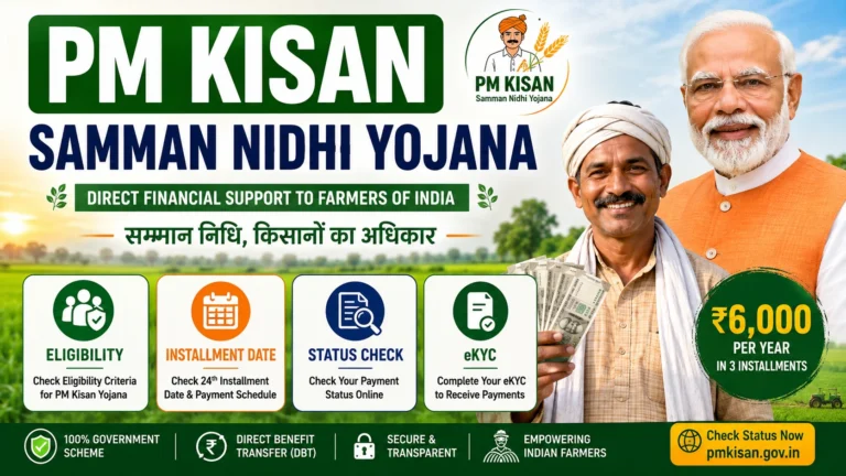 PM Kisan Samman Nidhi Yojana 2026 – Eligibility, Installment Date, Status, eKYC