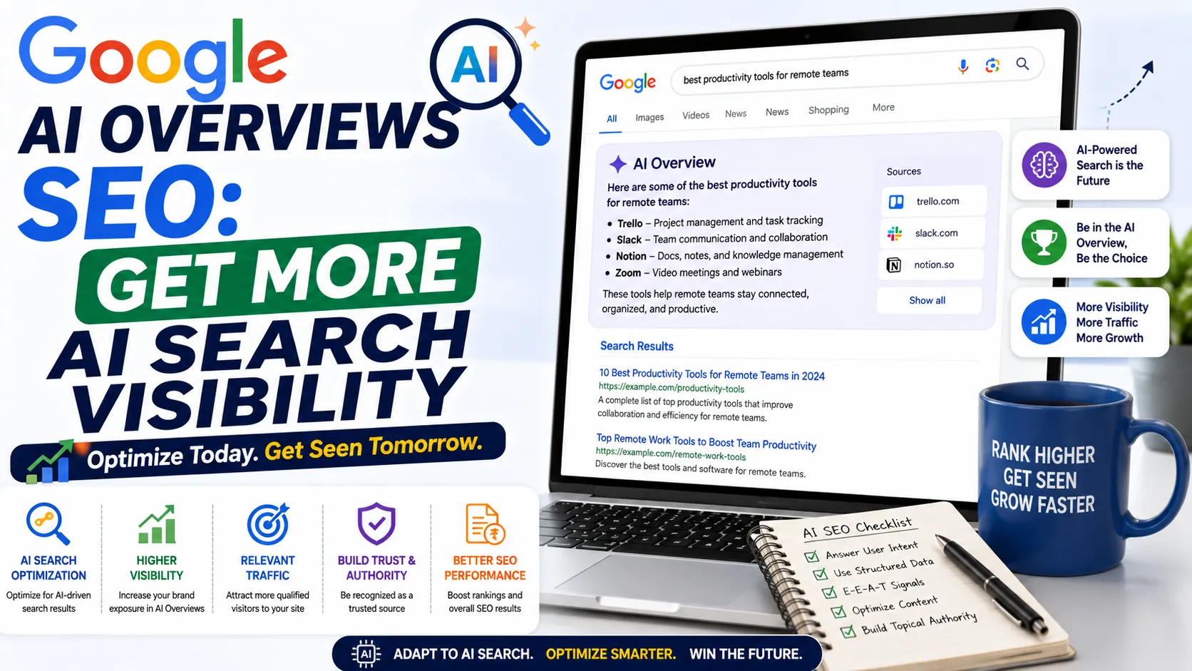 Google AI Overviews SEO: Get More AI Search Visibility
