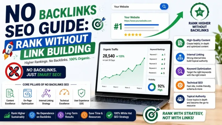 No Backlinks SEO Guide: Rank Without Link Building