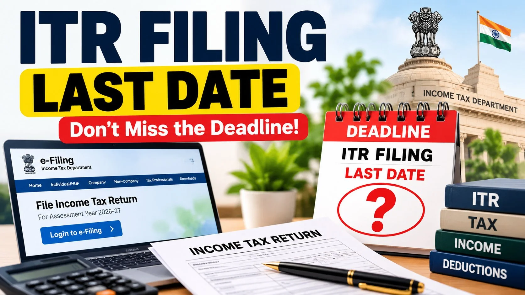 ITR Filing Last Date 2026: Penalty, Extension & Complete Guide