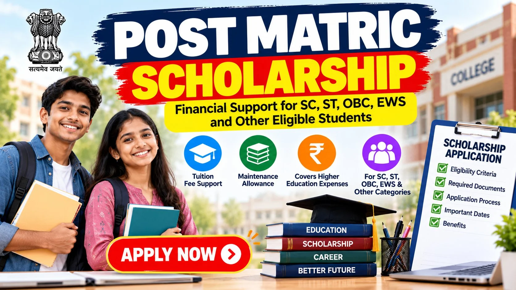 Post Matric Scholarship 2026: Apply Online, Eligibility & Amount