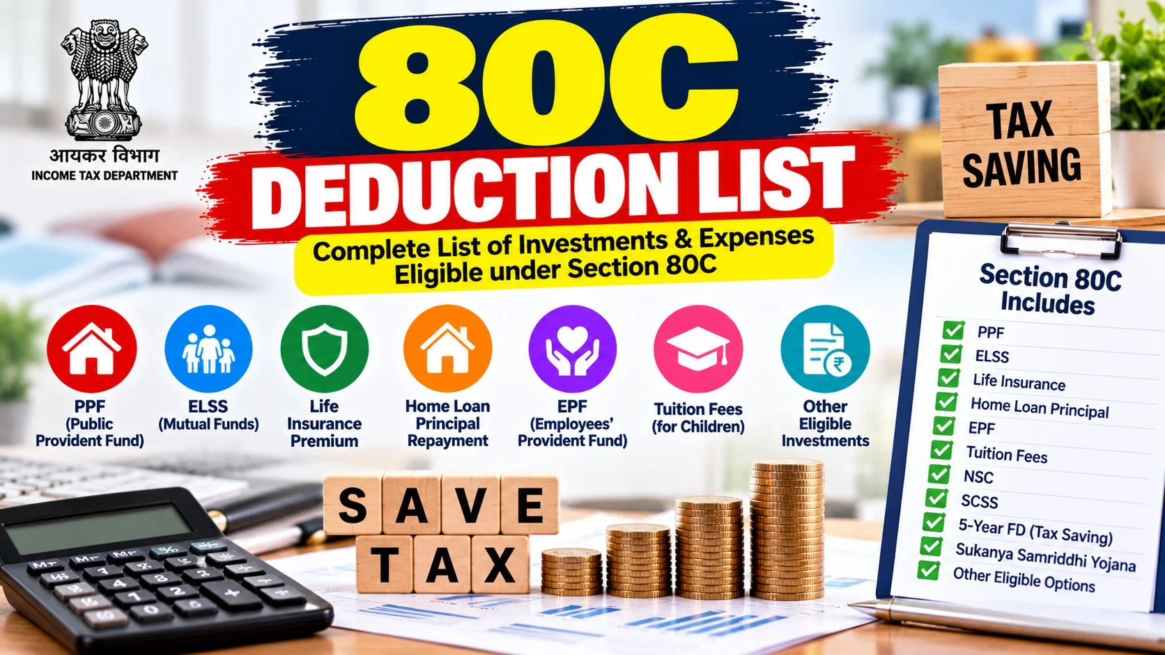 80C Deduction List 2026: Complete List with Limits & Best Options
