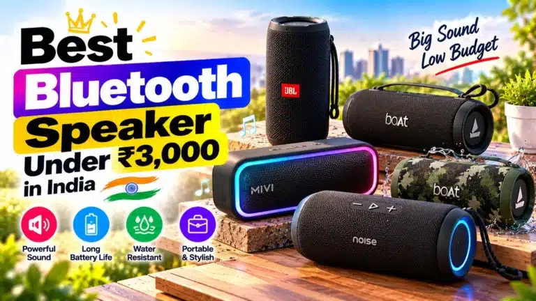 Best Bluetooth Speaker Under 3000 in India (2026)