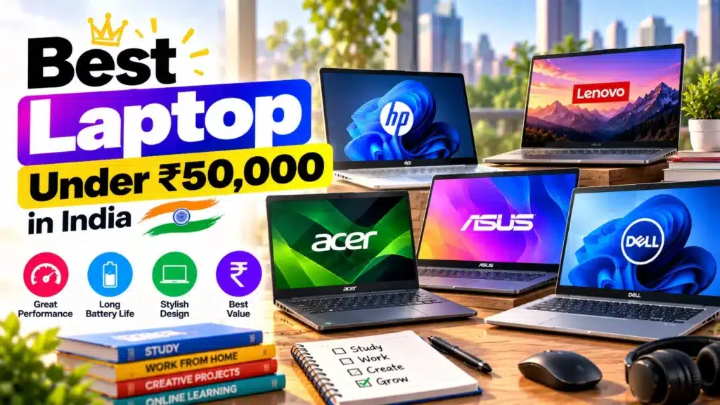 Best Laptop Under 50000 in India (2026)