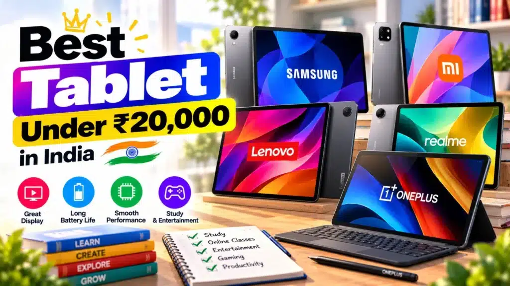Best Tablet Under 20000 in India (2026)