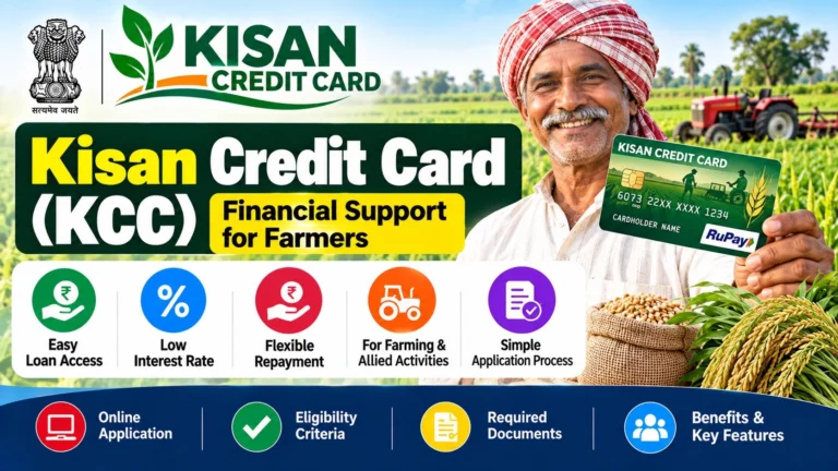 Kisan Credit Card 2026: Apply Online, Interest Rate & Benefits