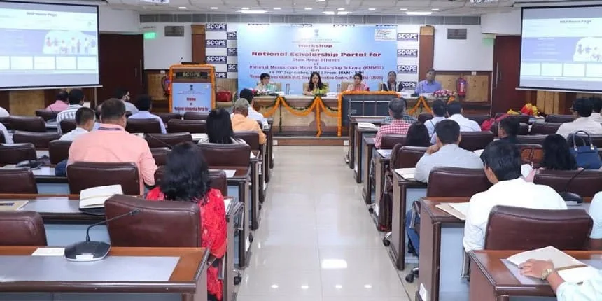 Ministry of Education workshop on the National Scholarship Portal for the NMMSS scholarship scheme in New Delhi