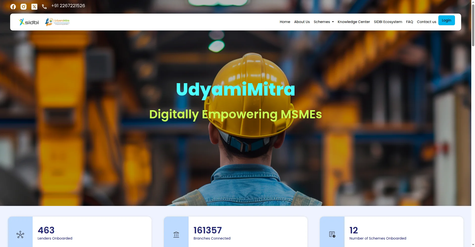 UdyamiMitra portal by SIDBI - Mudra loan application