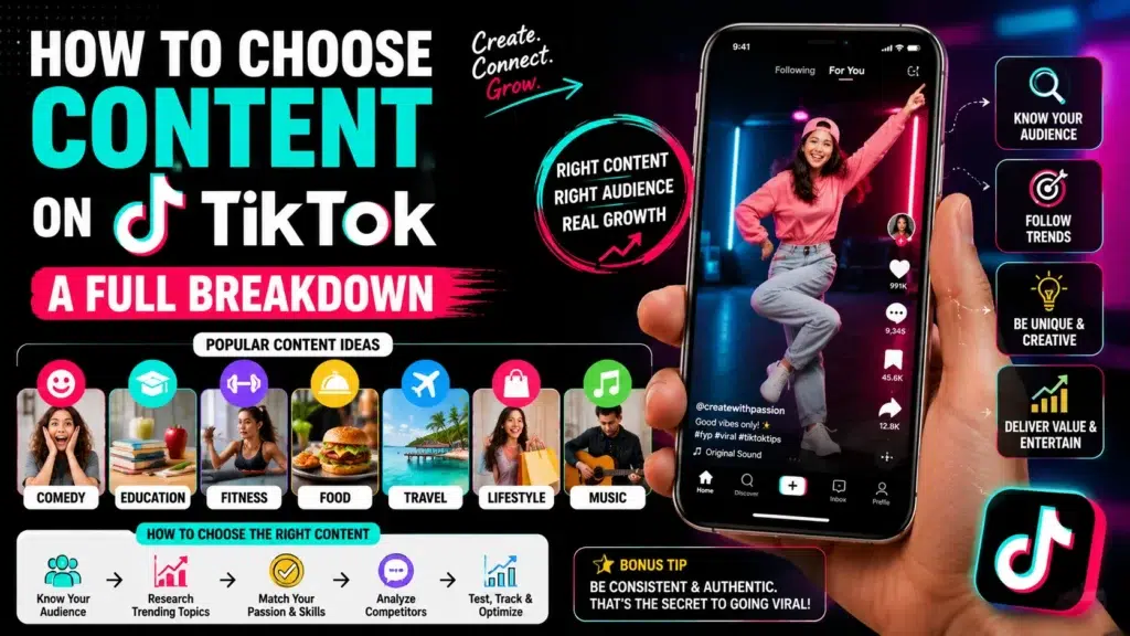 how to choose content on TikTok