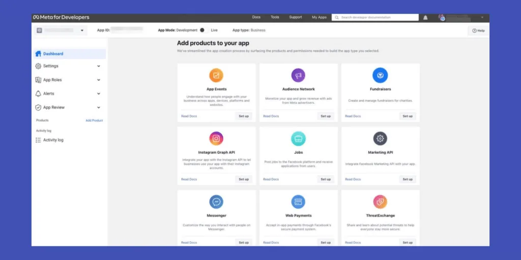 Add products to your app.